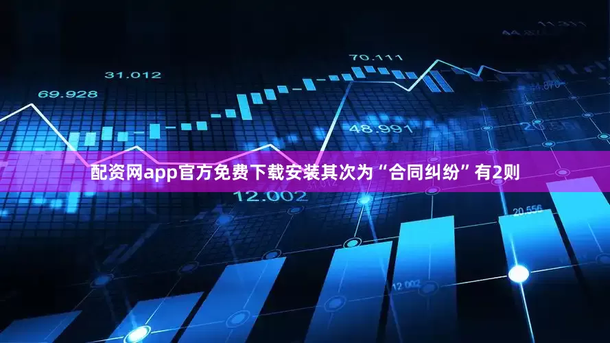 配资网app官方免费下载安装其次为“合同纠纷”有2则